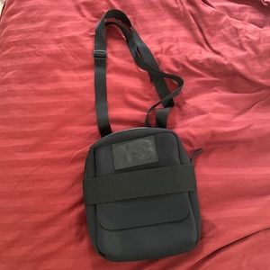 Y-3 messenger bag - Black neoprene